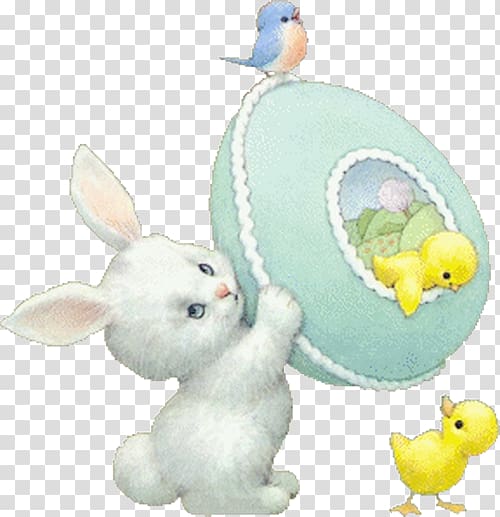 Easter Bunny Rabbit Dydd Sul y Pasg Easter Week, rabbit transparent background PNG clipart