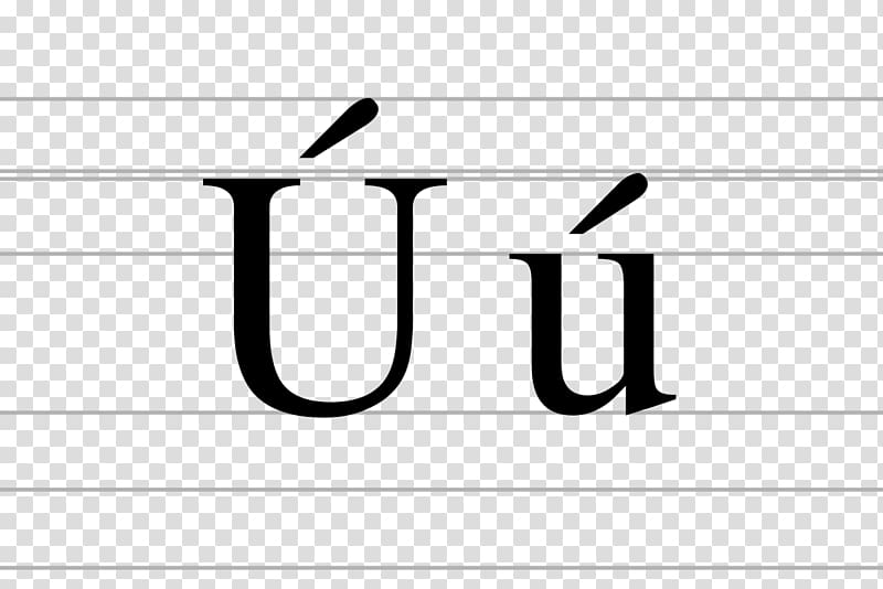 Ú Ladin alphabet Acute accent, acute transparent background PNG clipart