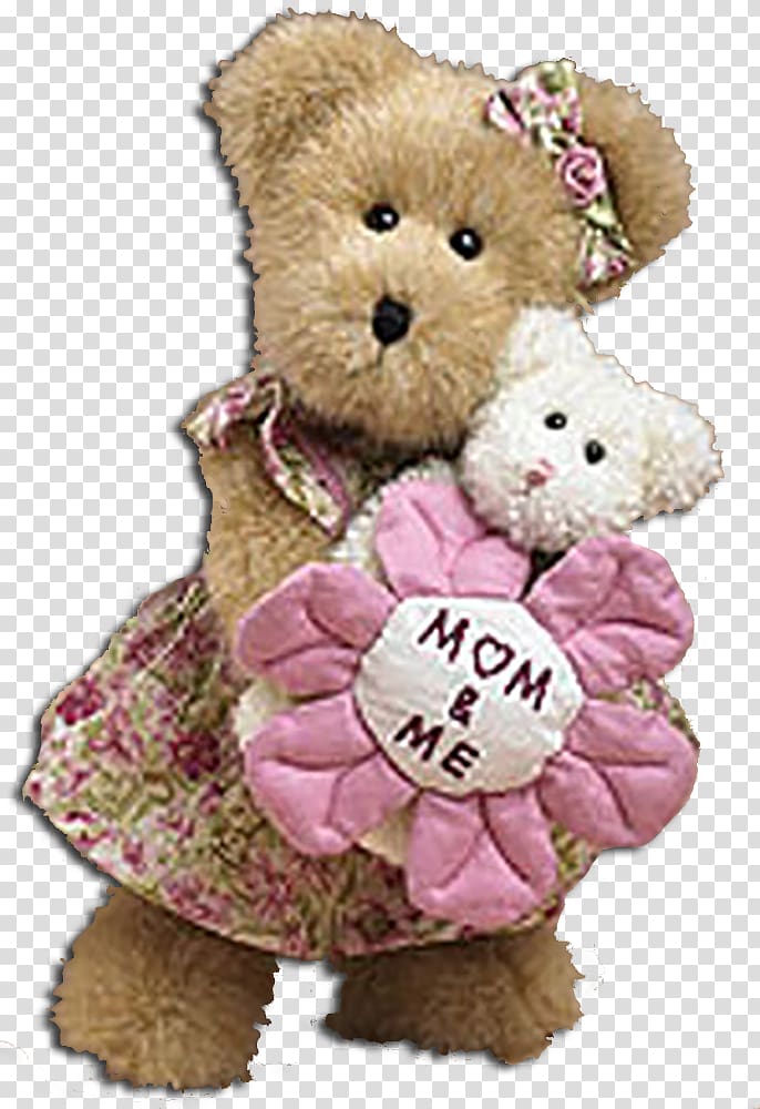 Teddy bear Stuffed Animals & Cuddly Toys Boyds Bears Mother, baby bear transparent background PNG clipart