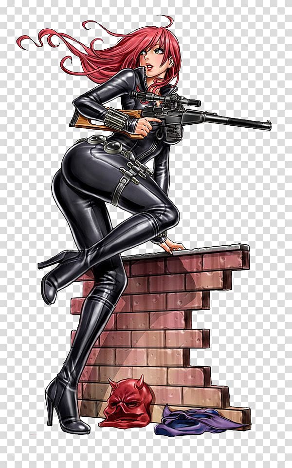Black Widow Wanda Maximoff Marvel Comics Superhero Female, Black Widow transparent background PNG clipart