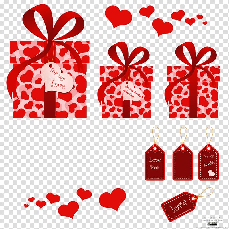 Gift Valentines Day Greeting card, Love,Ribbon,Gift,label transparent background PNG clipart