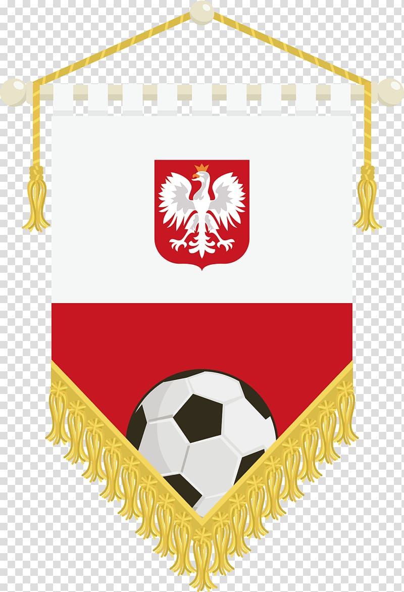 Flag of Poland Illustration, Flag football pennants flag label material transparent background PNG clipart