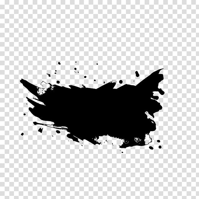 Desktop Black and white, splash effect transparent background PNG clipart