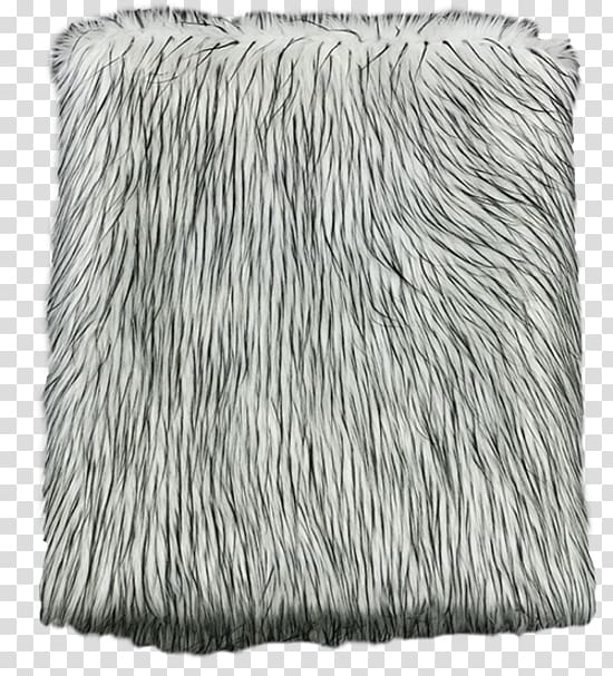 Fake fur Blanket Raccoon Linen, White Fur transparent background PNG clipart