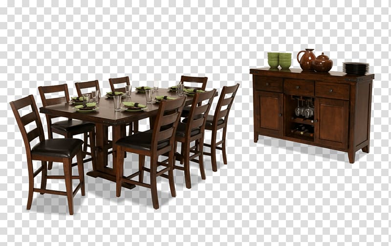 Table Dining room Bob\'s Discount Furniture Chair Countertop, rooms to go bed rails transparent background PNG clipart