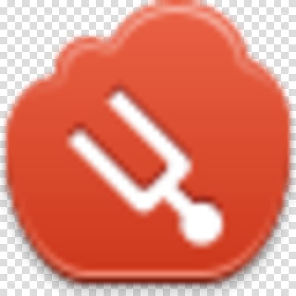 YouTube Computer Icons Tuning fork , red fork transparent background PNG clipart
