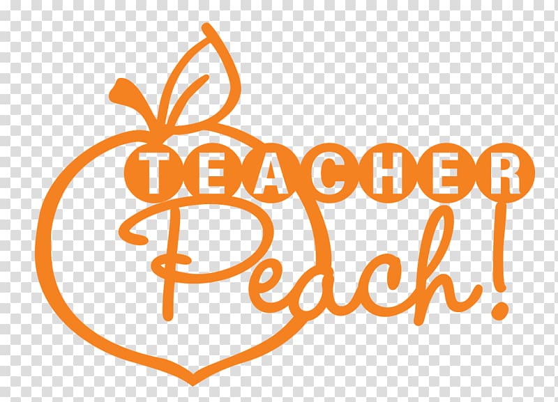 Logo Brand TEACHER PEACH Subscription box, Elementary Teacher Appreciation Letter transparent background PNG clipart