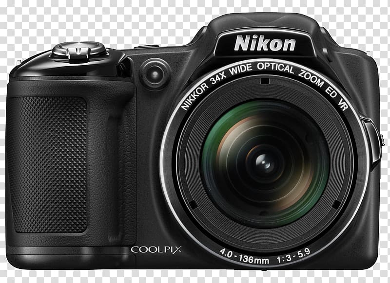 Nikon COOLPIX L820 Nikon COOLPIX L830 Nikon Coolpix P520 Camera, Camera transparent background PNG clipart