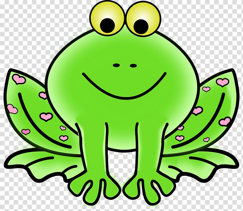 Frog , the coloured umbrella transparent background PNG clipart