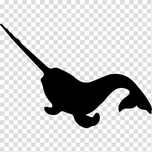 Disney\'s Animal Kingdom Silhouette Computer Icons, narwhal transparent background PNG clipart