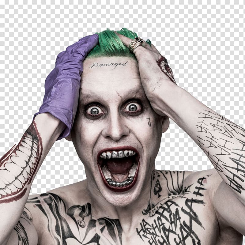 Margot Robbie Suicide Squad Joker Harley Quinn Batman, joker transparent background PNG clipart