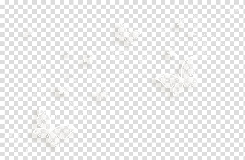 white butterflies , White Symmetry Black Pattern, Floating white butterfly transparent background PNG clipart