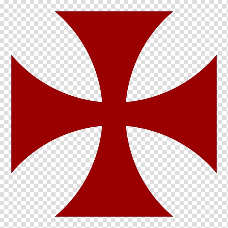 Knights Templar Cross pattée Military order Solomon\'s Temple, Knight transparent background PNG clipart