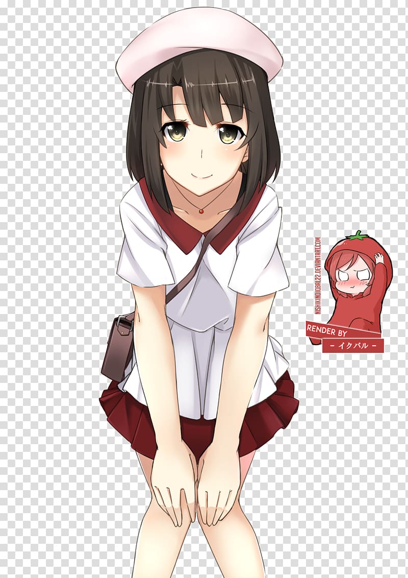 Saekano: How to Raise a Boring Girlfriend Anime Manga Aniplex of America, MEGUMI KATO transparent background PNG clipart