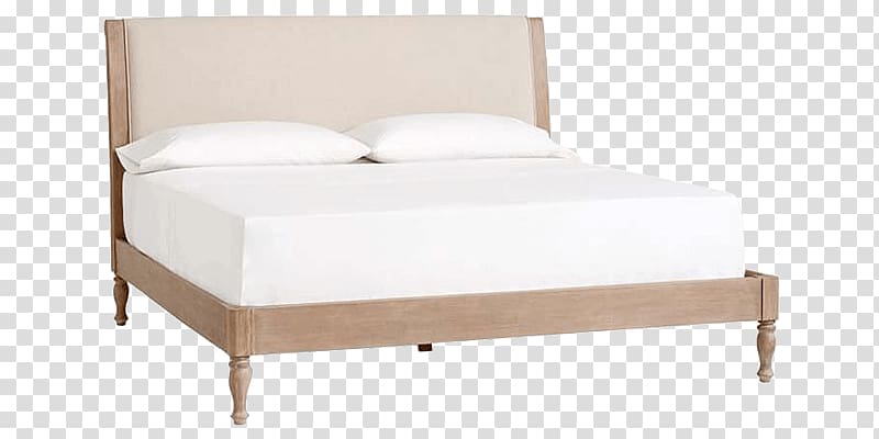 Bed frame Mattress Platform bed Headboard, king bed transparent background PNG clipart