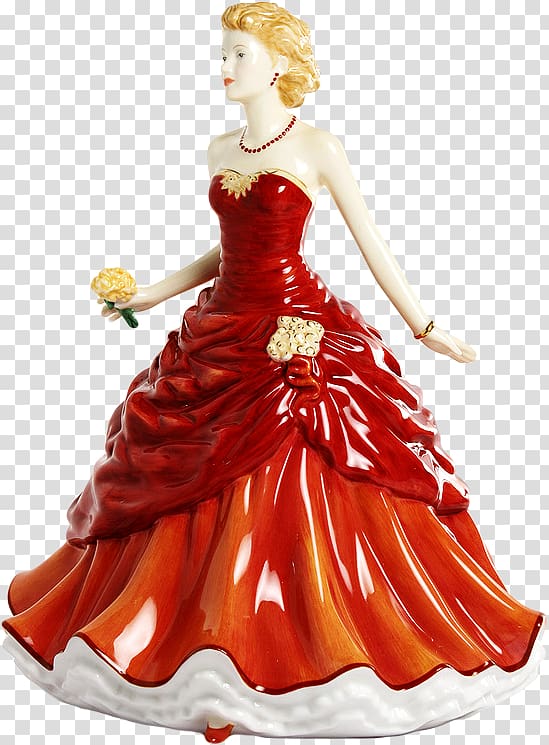 Porcelain Figurine Royal Doulton Gold Costume design, others transparent background PNG clipart