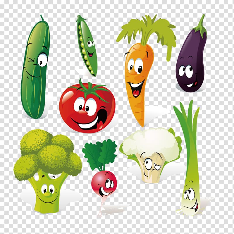 Vegetable Cartoon Vegetables Creative People Transparent Background Png Clipart Hiclipart