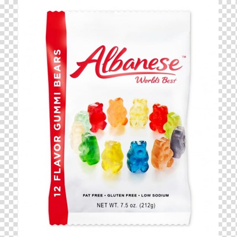Gummy bear Gummi candy Albanese Flavor, Gummy Bears transparent background PNG clipart