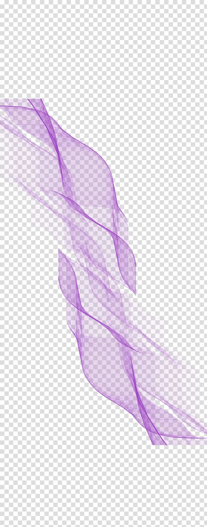 Purple Computer file, Gentle floating ribbon transparent background PNG clipart