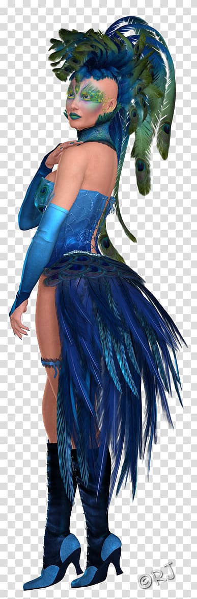 Costume design Legendary creature Supernatural, Peacock vibrant transparent background PNG clipart