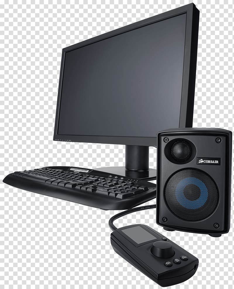 Output device Computer Cases & Housings Personal computer Corsair Gaming Audio Series SP2500 Loudspeaker, Computer transparent background PNG clipart