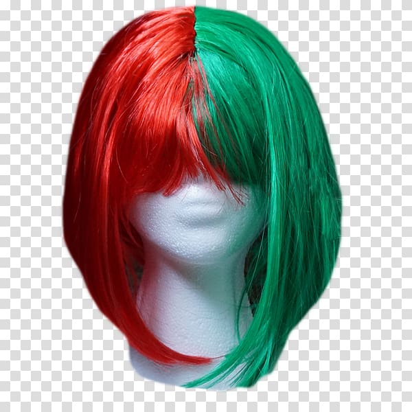 Red Wig Everyday Is Christmas Hair coloring Christmas Day, red Wig transparent background PNG clipart