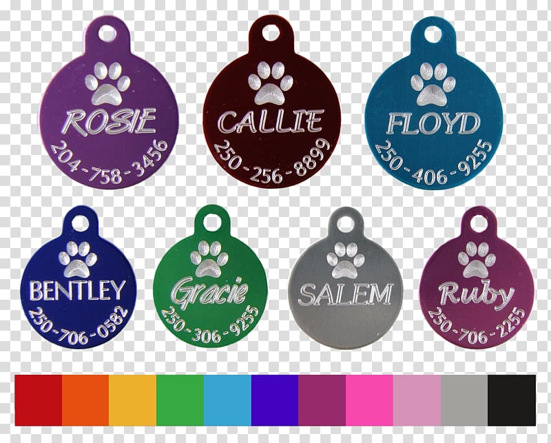 Dog tag Cat Pet tag Horse, the military custom engraved in the bones transparent background PNG clipart