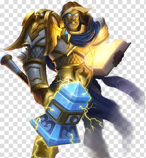 Hearthstone World of Warcraft Paladin Uther the Lightbringer Knight, hearthstone transparent background PNG clipart
