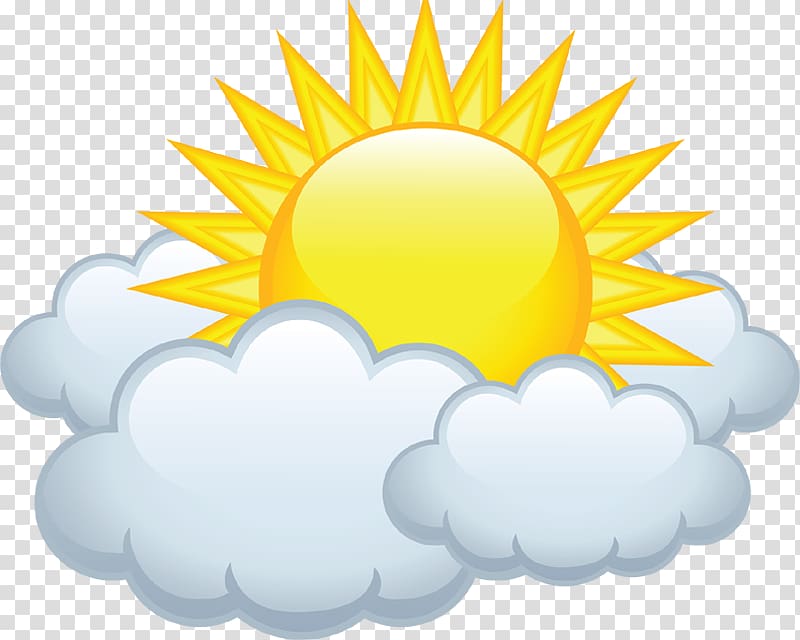 cloudy sun cloud material free to pull the transparent background PNG clipart
