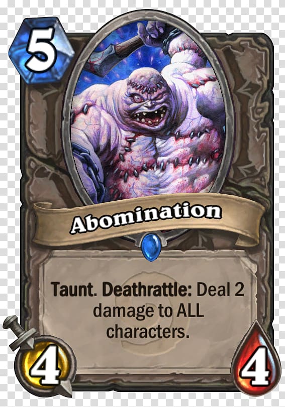 Knights of the Frozen Throne The Boomsday Project Playing card Game Expansion pack, Abomination transparent background PNG clipart