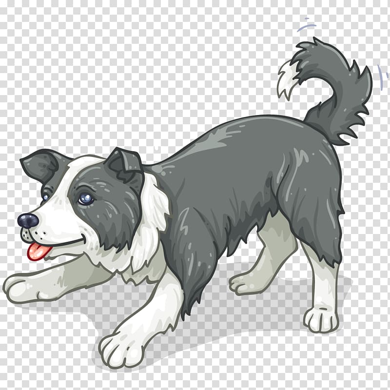 Dog breed Border Collie Cat Rough Collie, Cat transparent background PNG clipart