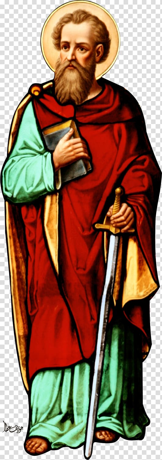 Saint Joseph illustration, Paul the Apostle Saint Paul Catholicism, catholic transparent background PNG clipart