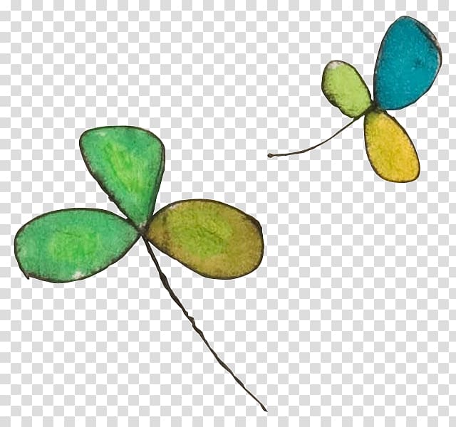 Green Leaf Pattern, Clover transparent background PNG clipart