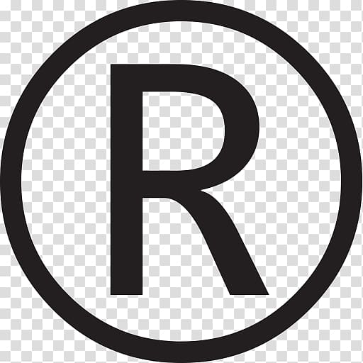 letter R logo, Registered trademark symbol Copyright symbol, registered transparent background PNG clipart