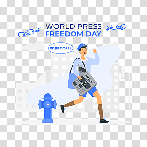 illustration, World Press Freedom Day, job, event, news, worker, journalism, freedom transparent background PNG clipart thumbnail