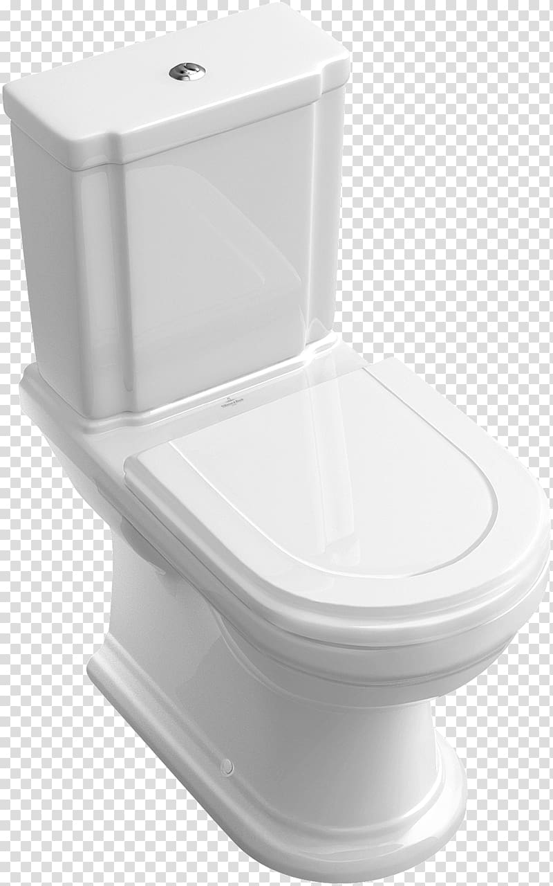 Flush toilet Villeroy & Boch Ceramic Sink, toilet transparent background PNG clipart