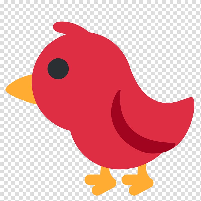 Bird Emoji Sticker Text messaging Emoticon, noodle transparent background PNG clipart