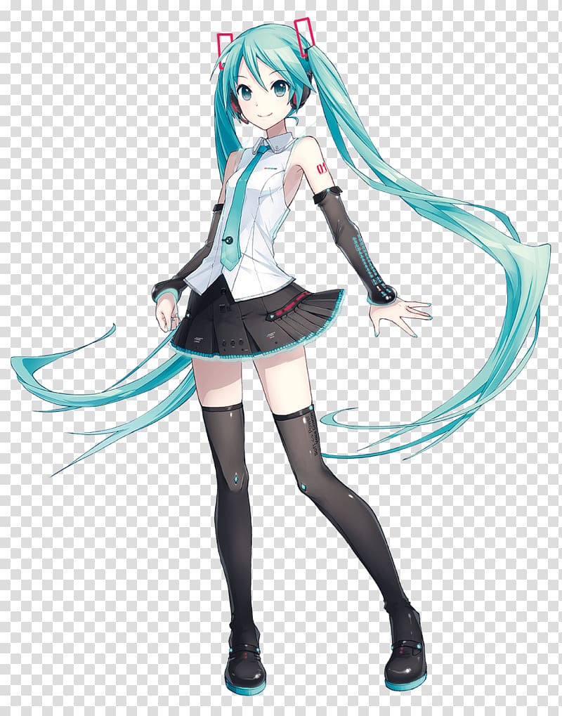 Hatsune Miku Vocaloid 4 Illustration, hatsune miku transparent background PNG clipart