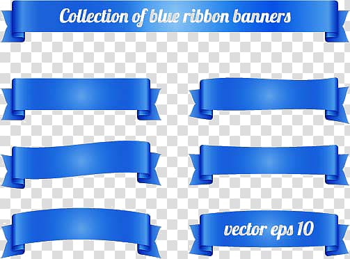 blue ribbon tags transparent background PNG clipart