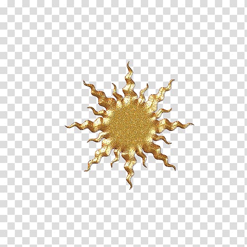 Metal sun shape transparent background PNG clipart
