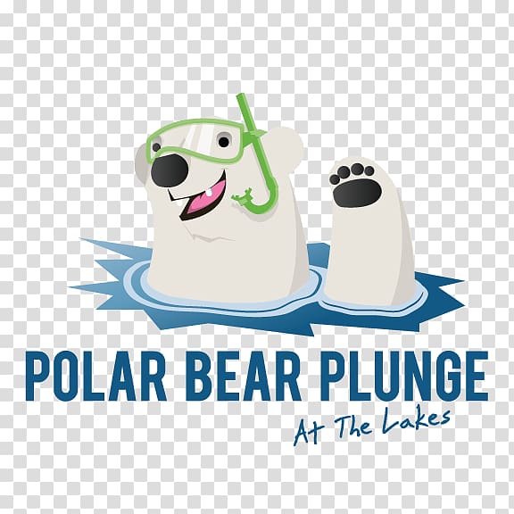 Polar bear plunge , Cheer Bear transparent background PNG clipart