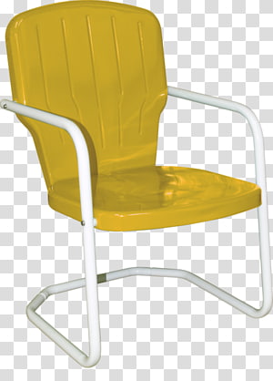 Download White Plastic Chair Transparent PNG on YELLOW Images - YI36018577