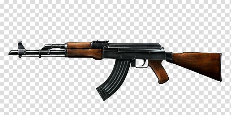 AK-47 SA M-7 Assault rifle Firearm, ak 47 transparent background PNG clipart