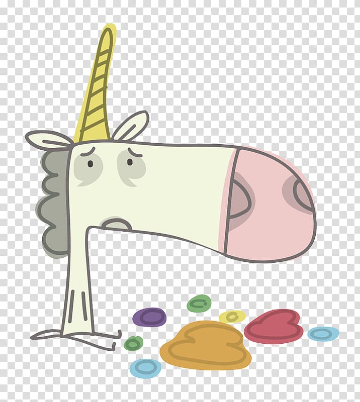 Giraffe Illustration, Sad unicorn animal transparent background PNG clipart