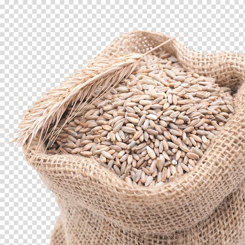 Common wheat Gunny sack Bag, Bags of wheat transparent background PNG clipart