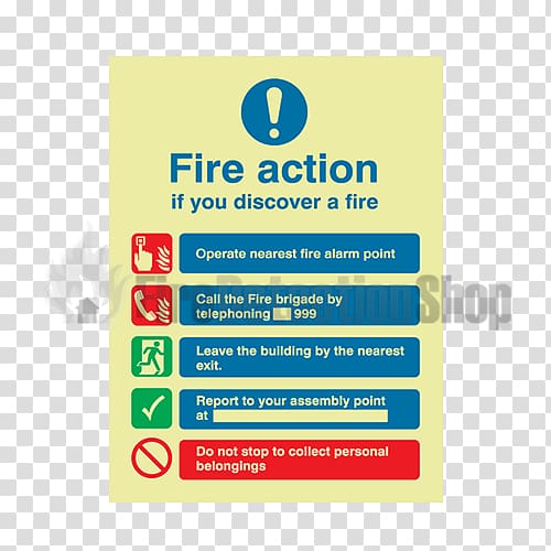 Safety Manual fire alarm activation Emergency evacuation Signage, fire transparent background PNG clipart