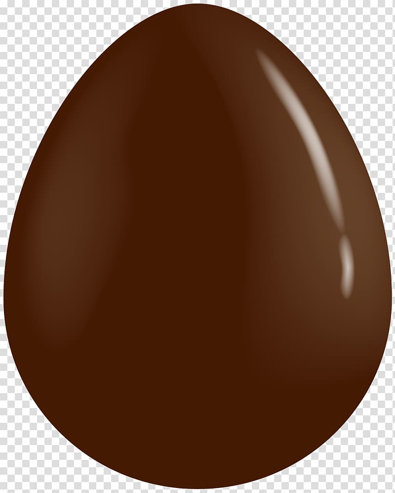 Praline Food Chocolate Brown Caramel color, easter egg transparent background PNG clipart