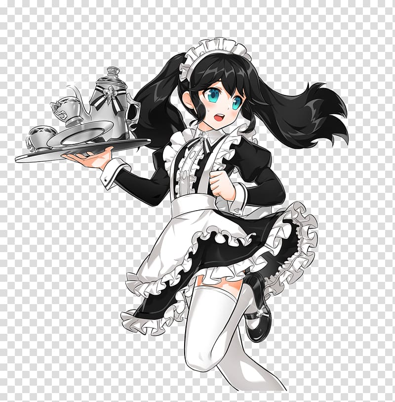 Elsword Meika Daihatsu Maid KOG Games Closers, Crossdresser transparent background PNG clipart