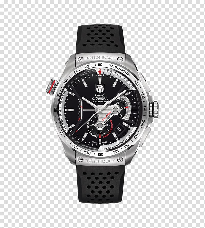 TAG Heuer Watch Replica Rolex Datejust Chronograph, Mechanical male table Black watches TAG Heuer watch Tiger transparent background PNG clipart