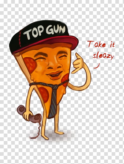 Drawing Pizza Top Gun, pizza steve transparent background PNG clipart